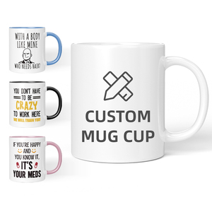 Tasse à café en porcelaine <span class=keywords><strong>personnalisable</strong></span> en gros Tasse en céramique de qualité supérieure imprimée <span class=keywords><strong>avec</strong></span> <span class=keywords><strong>photo</strong></span> et logo personnalisé - Product Image 1