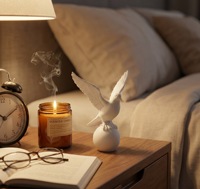 Statue de pigeon imprimée en 3D, figurine colombe de la paix sur globe, ornement de bureau, décoration minimaliste pour la maison, sculpture animale, article cadeau