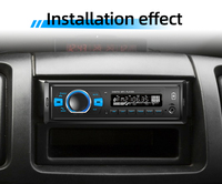 Reproductor de MP3 para Coche BQCC1 DIN Estéreo Autorradio DAB 12V Receptor FM Integrado BT AUX-in SD USB Voz IA Pantalla de Luz Variable