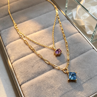 Gargantilla de Circonita Cúbica Multicolor, Plata de Ley 925, Chapada en Oro, Joyería para Mujer, Hecha a Mano, Vintage, Elegante, Regalo