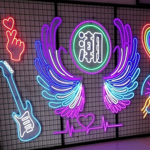 Luckyysign-<span class=keywords><strong>ampoule</strong></span> Led avec Logo, rétroéclairage, pour magasin de barbier, salles de bains, éclairage clignotant, <span class=keywords><strong>ampoule</strong></span> avec lettres, néon en acrylique - Product Image 6