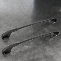 Barre de toit en alliage d'aluminium de haute qualité pour voiture, plateforme de toit, échelle latérale, boîte de 100 kg de capacité, bagages, Toyota Volvo, barre transversale de voyage