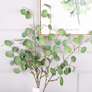 Hojas de Eucalipto Artificiales de 110 cm, Aspecto Natural, Flores de Seda y Plástico para Decoración del Hogar, Bodas y Escritorio - Product Image 2