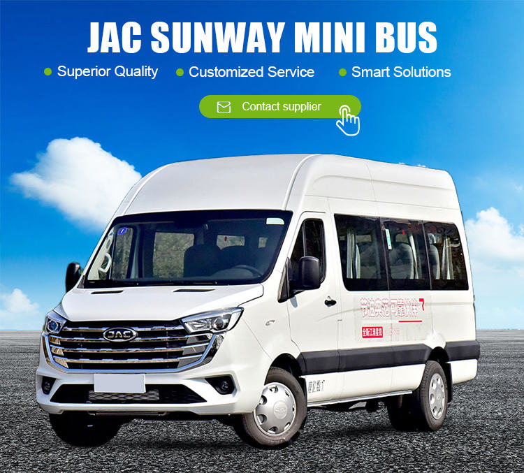 2023 JAC SUNWAY Mini Bus - High Quality MPV Fuel Safety Car
