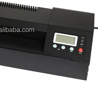 Plastifieuse manuelle électrique WD-320E à coque en fer, 320 mm, pour plastification à chaud et à froid de cartes d'identité PVC