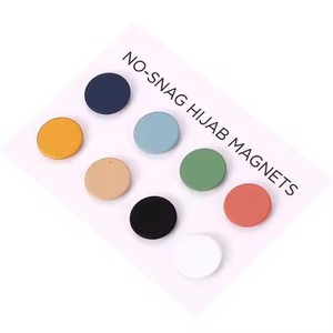 Attaches Magnétiques pour <span class=keywords><strong>Hijab</strong></span> Foulard en Soie Clip Set Bouton Collier Broche en Galvanoplastie Serie pour Fête ou Cadeau - Product Image 1