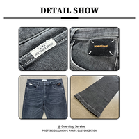 Pantalon slim tendance pour homme, coupe droite, jean fin d'été, tissu denim, style décontracté OEM, jean skinny style hip hop