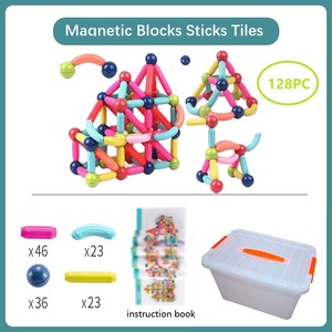 Ensemble <span class=keywords><strong>de</strong></span> boules magnétiques pour garçons et filles, blocs <span class=keywords><strong>de</strong></span> construction créatifs, bricolage - Product Image 4