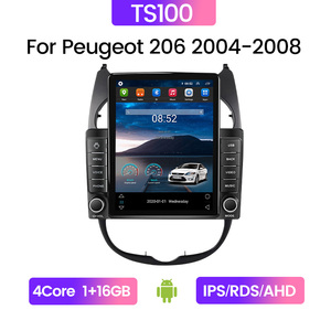 NaviFly Nouveau système Android 2Din GPS Wifi <span class=keywords><strong>Autoradio</strong></span> pour Peugeot <span class=keywords><strong>206</strong></span> Lecteur vidéo multimédia - Product Image 2