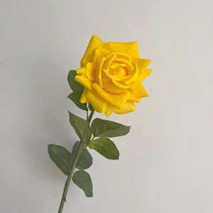 High End Silk <b>Artificial</b> Rose Flower With <b>Stems</b> For Wedding Reception Table Centerpiece Home Decor - Product Image 1