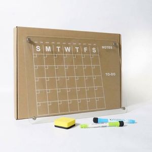 Tableau de planification effaçable à sec personnalisé et réutilisable en acrylique magnétique pour réfrigérateur - Product Image 2