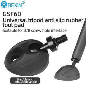 BEXIN universel 3/8 "tré<span class=keywords><strong>pied</strong></span> rotatif en caoutchouc en alliage d'aluminium anti-dérapant tré<span class=keywords><strong>pied</strong></span> repose-pieds - Product Image 2