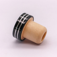 Corcho de goma sintética de alta calidad, tapón de botella de vino, aceite de oliva, tapón de botella, 19,5mm y 31mm