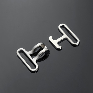 Metal <b>Clip</b> Buckle Silver Color Durable Garment Use <b>Spring</b> 2022 Solid Pattern Q055-25 - Product Image 2