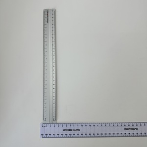 Promotional 30 Cm Aluminum Metal <strong>Scale</strong> Ruler With Two Bevels Measuring Tool - Product Image 5