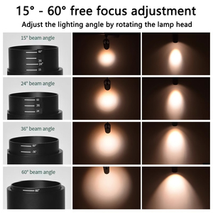 Carril magnético ajustable para iluminación de pista, accesorio de enfoque de alta calidad, carril magnético, 30W, COB - Product Image 6