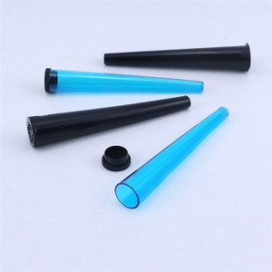 Wholesale PS Plastic Tube Packaging for Cone Child Resistant Airtight Conical Storage Tube <b>Custom</b> Logo Acceptable - Product Image 2