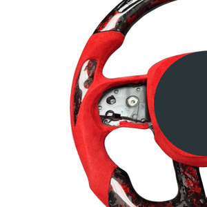 Volante Personalizado con Pantalla LED Azul de Fibra de Carbono para <span class=keywords><strong>Dodge</strong></span> Charger <span class=keywords><strong>Challenger</strong></span> SRT 2018 2020 <span class=keywords><strong>2022</strong></span> 2023 - Product Image 4