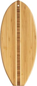 Planche à découper bambou avec lil' surfeur planche de surf pour viande dinde légumes planche de surf en forme de planche à découper en bambou - Product Image 2