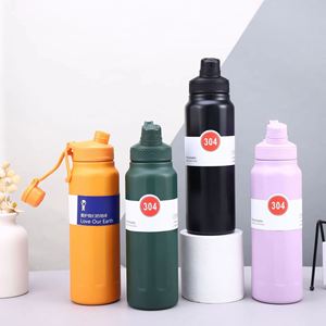 กระติกน้ำหุ้มฉนวนสุญญากาศสแตนเลสสองชั้น ขนาดใหญ่ 750 มล. 950 มล. - Product Image 1