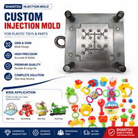 Juego de Moldes de Inyección para Sonajeros de Bebé, Molde de Plástico de Alta Precisión para la Producción de Sonajeros Infantiles