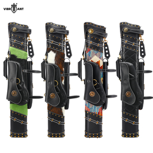 LIZARD Bolsa de sillín Venta superior Estuche de Taco de billar de cuero impermeable personalizado 4Butts 2Sharfs 6 agujeros Negro - Product Image 3