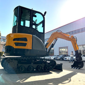 무료 배송 미니 굴삭기 마이크로 배거 2.5톤 EPA 농장용 신형 크롤러 굴착기 쿠보타 엔진 소형 굴삭기 가정용 기계 - Product Image 5