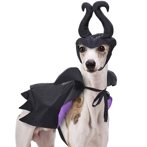 Venta al por mayor Producto para mascotas gato de Halloween <span class=keywords><strong>mal</strong></span>éfica mascota villano ropa disfraz perro reina malvada mascota disfraz - Product Image 2