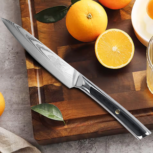 Couteau de cuisine utilitaire de 5 pouces VG10 Damas, couteau à éplucher les fruits avec manche G10, coffret cadeau premium, couteaux à découper les <span class=keywords><strong>légumes</strong></span> - Product Image 2