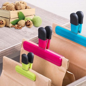 مجموعة من 12 مشبك بلاستيكي ملون لختم أكياس الطعام وحفظها في المطبخ - Product Image 5