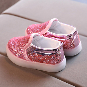 <span class=keywords><strong>Baskets</strong></span> légères antidérapantes à paillettes pour enfants, chaussures de planche décontractées à paillettes, couleur unie, nouvelle collection printemps 2023 - Product Image 6