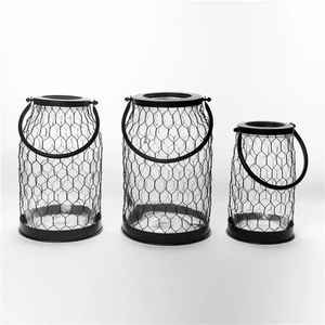Mason Jar Lanterns, <b>Glass</b> <b>Candle</b> <b>Holder</b> - Product Image 3