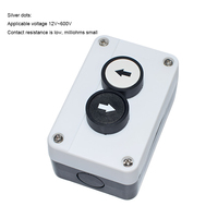 Boîtier de commande étanche XAL à bouton-poussoir, 22 mm IP40, pour démarrage/arrêt, montée/démission et commande d'urgence pour machines industrielles