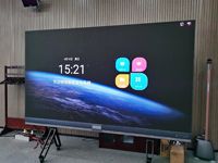 Écran d'affichage de conférence tout-en-un GQY P1.86 LED pour salles de réunion, mur vidéo interactif intelligent pour les présentations d'entreprise