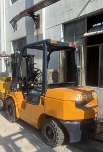 Used 3 Ton Diesel Engine for Forklift Truck FD30/FD50/FD70 Triple Mast Side Shift 1220mm <b>Fork</b> Length 125mm <b>Fork</b> Width - Product Image 2