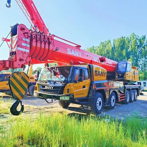 Camion-grue d'occasion de haute qualité Sany 100T certifié EPA, système hydraulique fluide pour travaux de construction lourde - Product Image 1