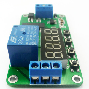 1-kanaals 12V Digitale Buis Multifunctioneel Vertragingsrelais, Led-Tijdtimerschakelaar, Plc Smart Home - Product Image 2