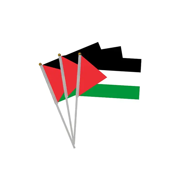На заказ палестинский деревенский полиэфирный мини-палестинский ручной Развевающийся Флаг