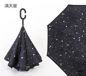 Paraguas Invertido de Doble Capa Resistente al Viento, con Soporte Automático, para Lluvia/Sol, para Mujer/Hombre, de Alta Calidad, Duradero, Regalos Empresariales Personalizados - Product Image 3