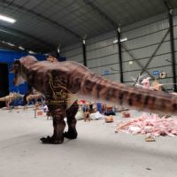Costume de dinosaure animatronique de haute qualité pour parc d'attractions ou parc à thème sur les dinosaures