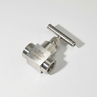 Vanne à aiguille haute pression V8 10000 PSI en acier inoxydable 316, tige non rotative, monobloc, testée pour la tenue des fuites, pour l'huile et le gaz, Fabricant OEM ODM, Direct Usine