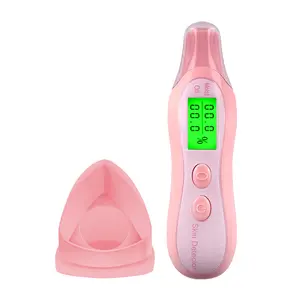 Mini xách tay chăm sóc da công cụ kỹ thuật số màn hình LCD 3-in-1 da Tester độ ẩm dầu sự mềm mại phát hiện phân tích da