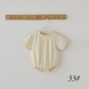 Ropa para Bebés Recién Nacidos, Niñas Pequeñas, Camiseta de Manga Corta Extra Grande de Algodón Orgánico, Pelele Tipo Burbuja para Bebé - Product Image 5