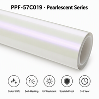 Film de protection de véhicule (PPF) en TPU aliphatique, série nacrée blanc-violet, auto-réparant, anti-jaunissement, hydrophobe, vente en gros, couleurs variées