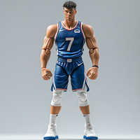 Figurines de joueurs de basket 3D personnalisées, modèles en PVC, jouets, cadeaux sportifs, objets de collection, dessins animés militaires, écologiques