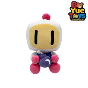 Peluche <span class=keywords><strong>Bomberman</strong></span> Anime, jouet en peluche <span class=keywords><strong>super</strong></span> doux, rembourrage en coton PP, matériau en coton, hauteur 11-30 cm, unisexe, pour les fêtes, jouet anti-stress - Product Image 2
