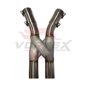 Échappement Vortex Racing pour M3 M4 G80 G81 G82 G83 S58 3.0T en acier inoxydable 304 poli miroir, tube intermédiaire à longueur égale, X-pipe, Z-pipe - Product Image 3