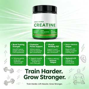 Creatina Monoidrato Micronizzata in Polvere a Marchio Privato, 5g per Porzione, 300g, Pura e Senza Aromi per la Forza Muscolare - Product Image 4