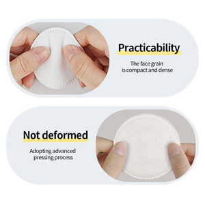 Disques de coton biologique doux en vrac, 3 couches, 220 g/m², non pelucheux, écologiques, pour le démaquillage et l'élimination du vernis à ongles - Product Image 3