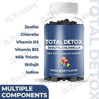 Julong OEM Faible MOQ Gummies à la zéolite Complément alimentaire pour la santé et la force Gummies à la zéolite Détox pour adultes Gummies à la zéolite activée
